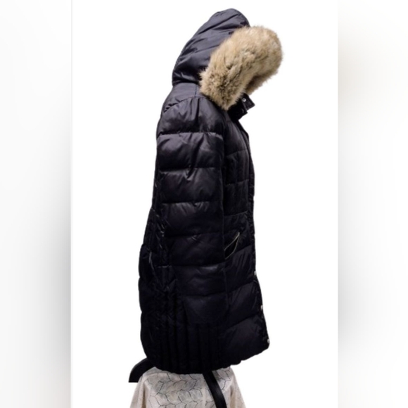✨HPx2✨Michael Kors Ladies Black Puffer Winter Coat Water-resistant (Size L) - Picture 3 of 17
